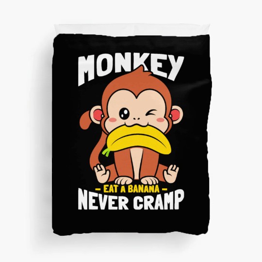 Monkey Eat Banana Never Cramp Duvet Covers