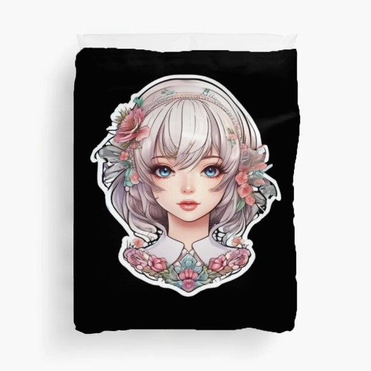 Anime girl luxury For those who love anime Duvet Covers