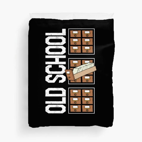 Librarian Duvet Covers, Old School Duvet Covers, Gift For Book