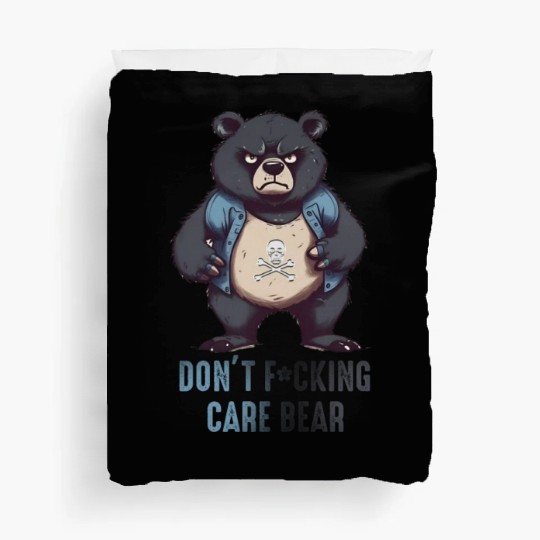 Don't F*cking Care Bear Duvet Covers