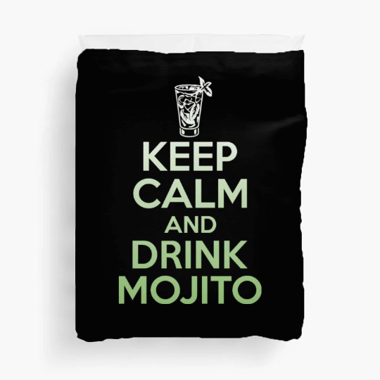 Keep Calm And Drink Mojito Duvet Covers - Funny Rum