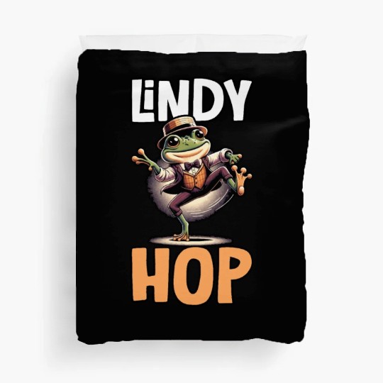 Lindy Hop Dancer Swinging Dancing Swing Dance Duvet Covers