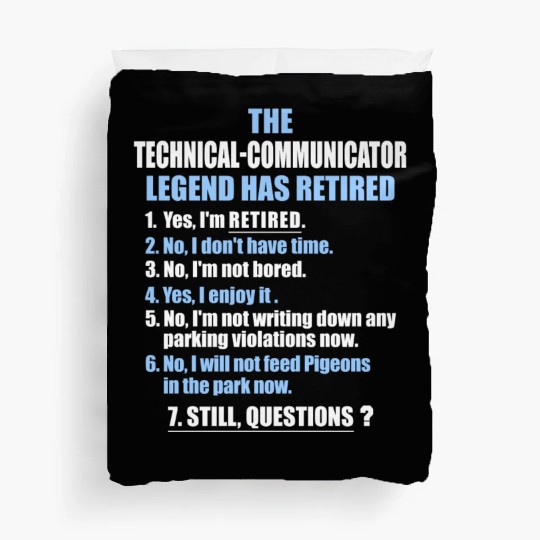 Retirement gift idea Retired Duvet Covers