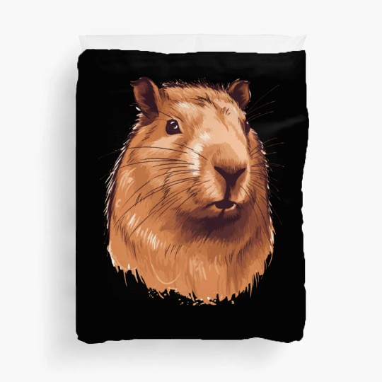 Capybara In Nature Duvet Covers