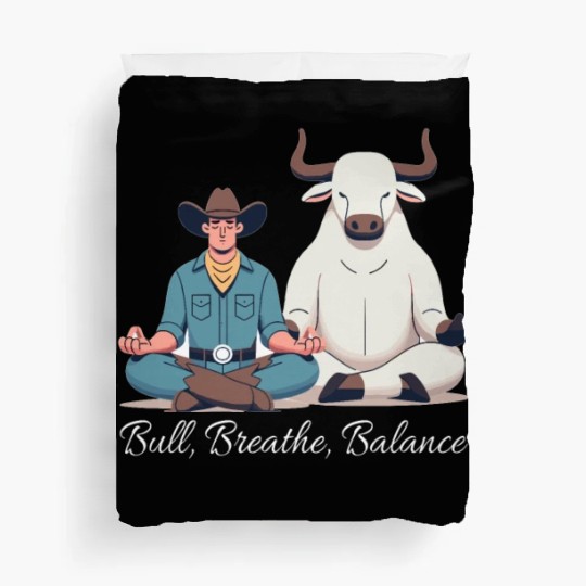 Rodeo Bull Riding Livestock Show Farmer Cattle Duvet Covers