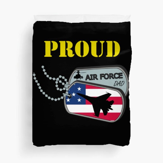 Proud Air Force Dad Duvet Covers
