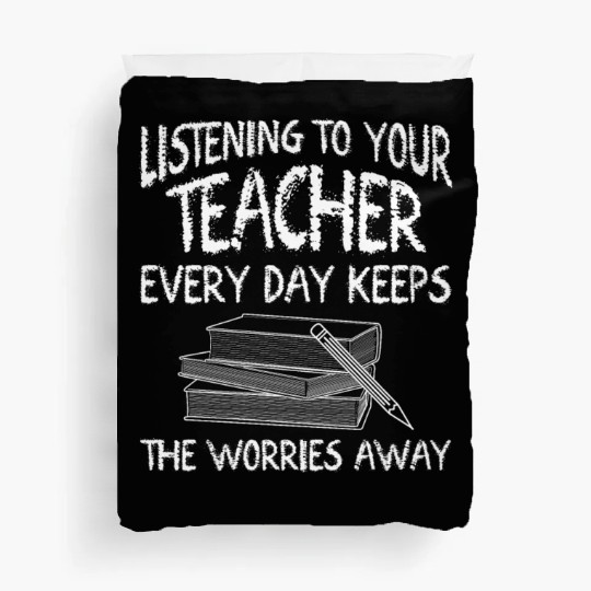 School Teacher Teaching Teachers Duvet Covers