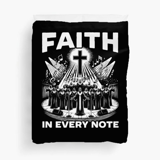 Gospel Music Religious Bible Scripture Christian Duvet Covers