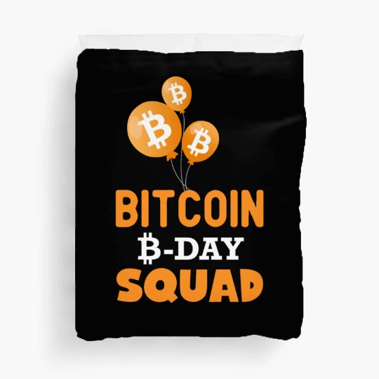 Bitcoin Day Squad Duvet Covers