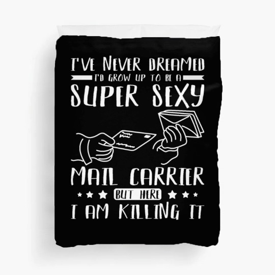 Super sexy mail carrier Duvet Covers