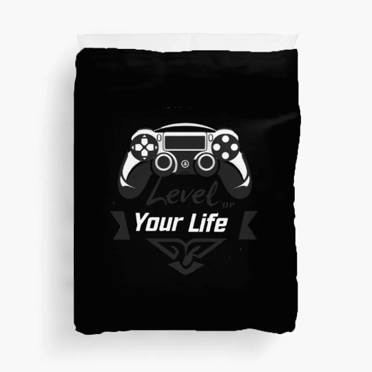 Game On: Level Up Your Life Duvet Covers