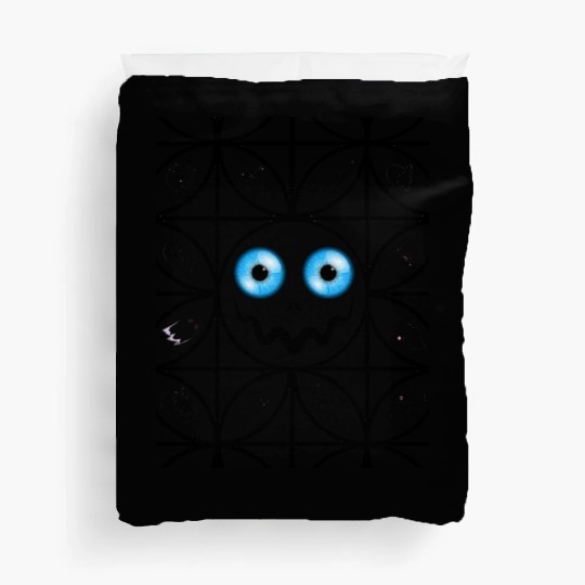 Scary faces Duvet Covers