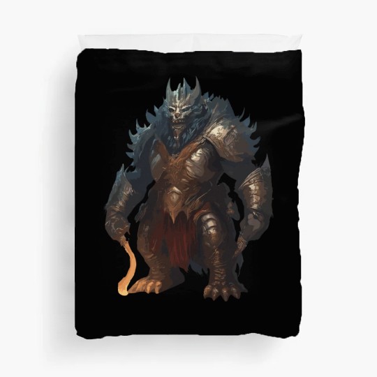 Threatening Ork Warriors In Armor Fantasy Graphics Duvet Covers
