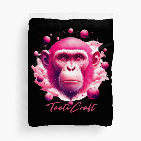 TactiCraft Pink Ape Galaxy Duvet Covers