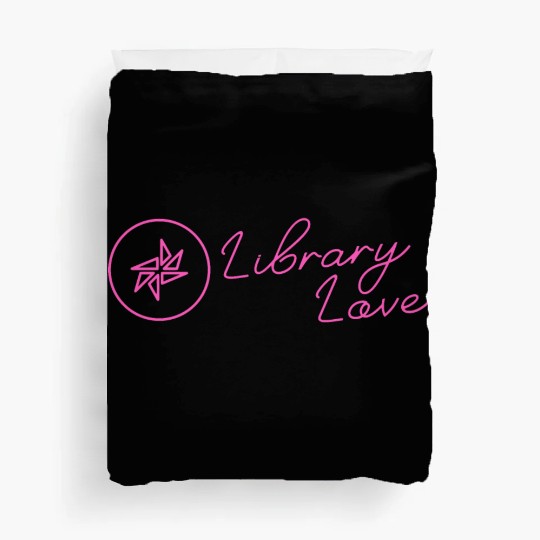 ALIA Library Love Neon Pink Solid Duvet Covers