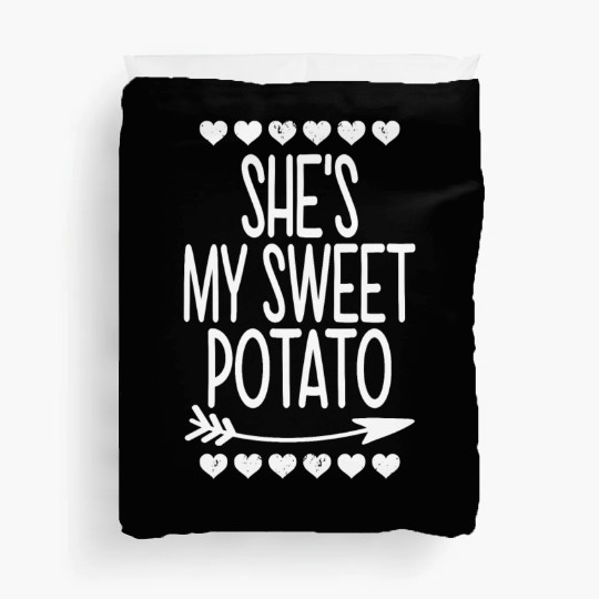 She s My Sweet Potato I Yam SET Thanksgiving Duvet Covers
