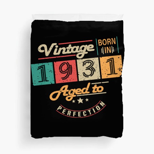 Original 1931 Vintage - 1931 Birthday Gift Duvet Covers