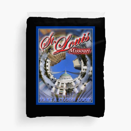 Historic Downtown St. Louis Arch & Courthouse Duvet Covers