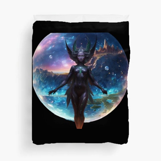 Guardian of Galaxy in her hidden crystal world Duvet Covers