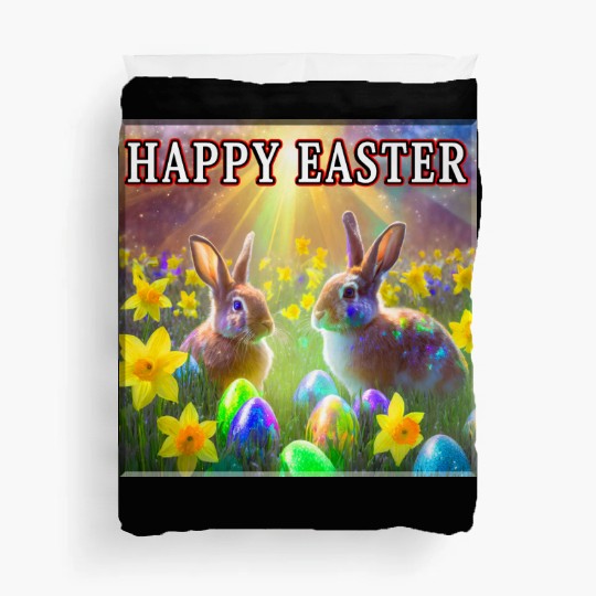 Happy Easter Rabbits - 2 Duvet Covers