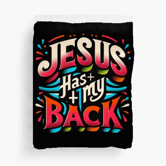 Jesus Has My Back 22 Duvet Covers