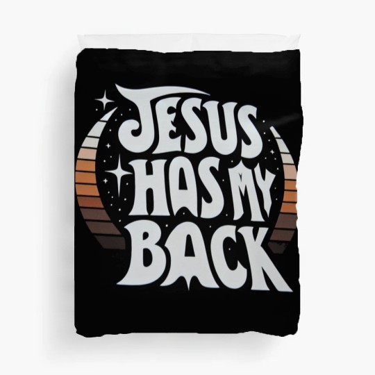Jesus Has My Back 23 Duvet Covers