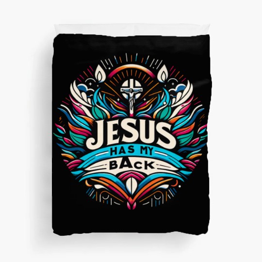 Jesus Has My Back 27 Duvet Covers
