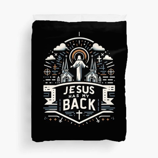 Jesus Has My Back 28 Duvet Covers