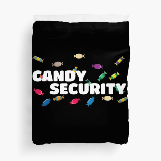 Candy Security Mom Dad Matching Birthday Costume Duvet Covers