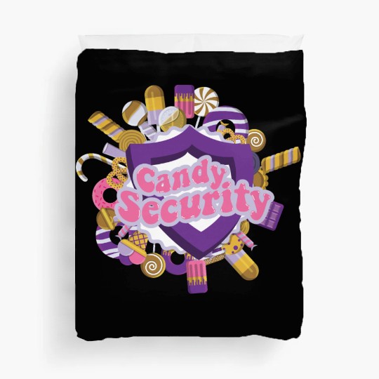 Candy Security Kids Parents Matching Birthday Duvet Covers