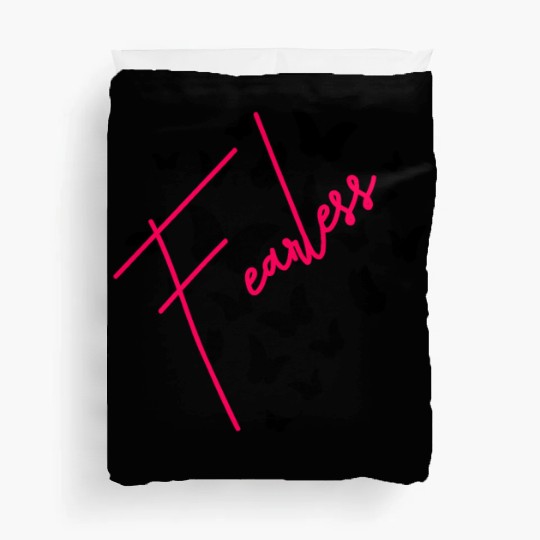 Humor Fearless Butterflies funny Duvet Covers