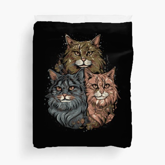 Maine Cat Gang Duvet Covers