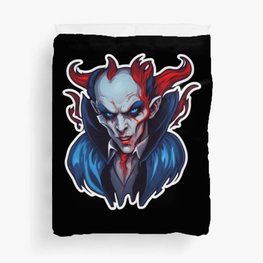 dark shadows: Horned Vampire Duvet Covers