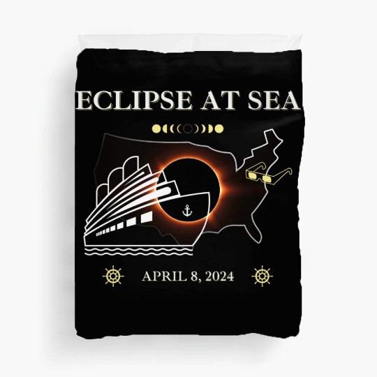 Eclipse At Sea Cruise Ship Adventure Duvet Covers