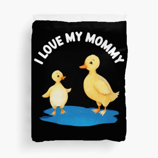Duck And Duckling Mother's Day For Kids And Adults Duvet Covers