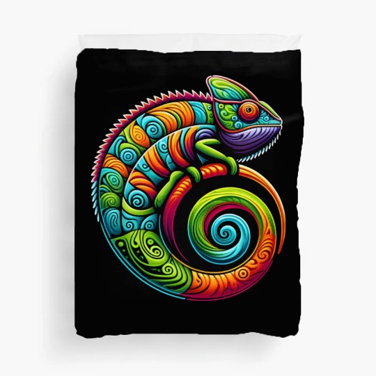 Colorful Chameleon Duvet Covers