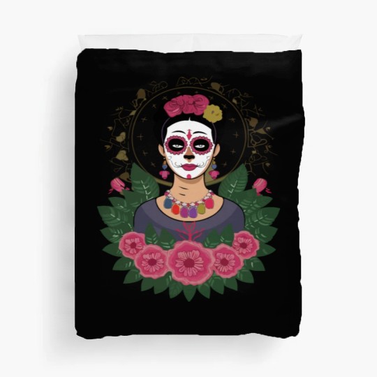 Frida Kahlo Day of the Dead Duvet Covers