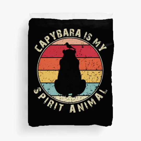 Capybara Is My Spirit Animal Duvet Covers