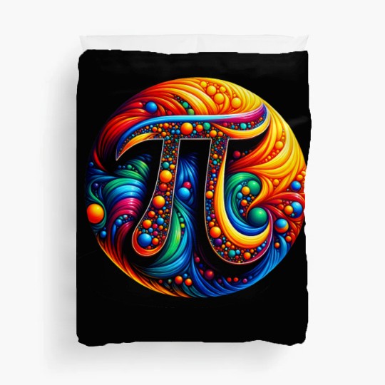 Pi Day Nerd Geek Love Math Pi Symbol Kids Men Duvet Covers