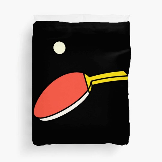 Ping Pong - Paddle & Ball Duvet Covers