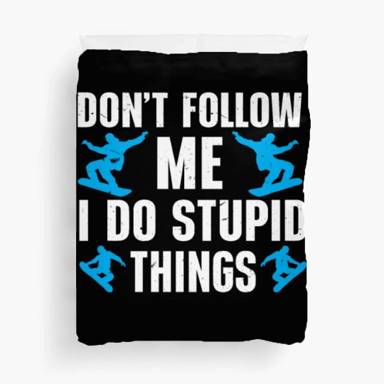 Snowboarding Art Men Snowboard Cool Snowboarder Duvet Covers