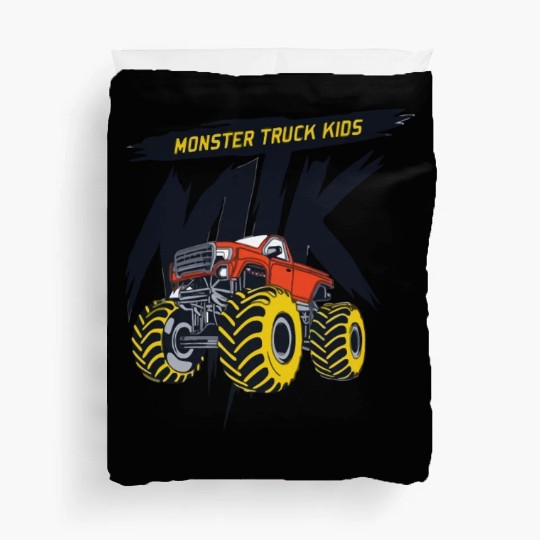 monster trucks kids Duvet Covers