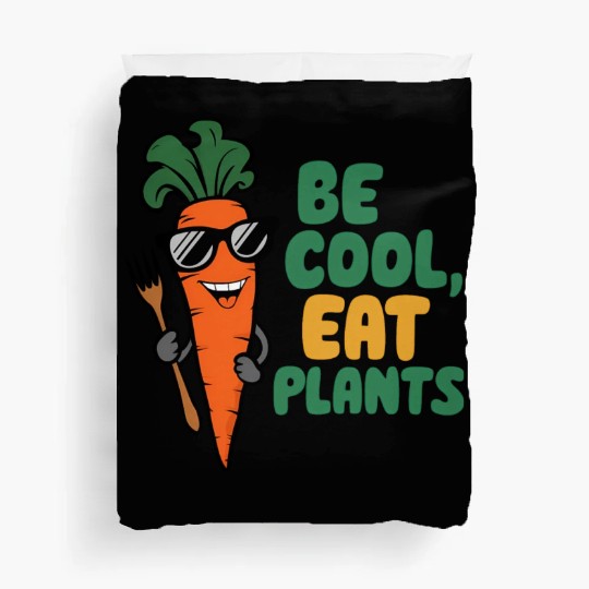 Cool Carrot In Sunglasses Duvet Covers