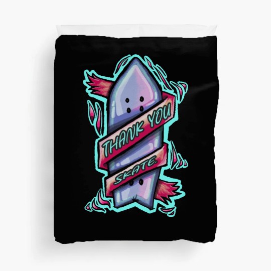 Thank you Skateboarding Duvet Covers