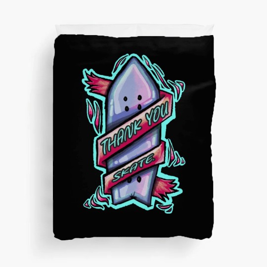 Thank you Skateboarding Duvet Covers