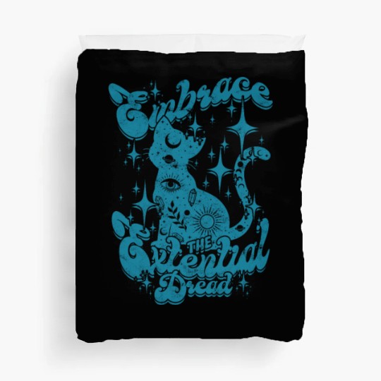 Embrace the existential Dread - Philosophy Duvet Covers
