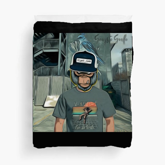Gangsta Gorilla-Silverback Swanson Gorilla Wear Duvet Covers