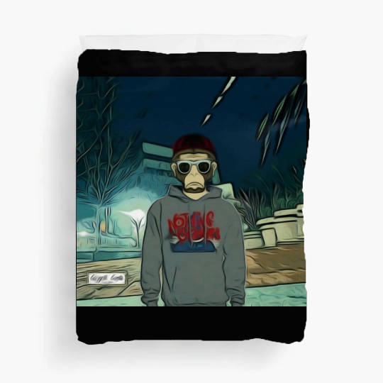 Gangsta Gorilla-Primate Jonez Gorilla Wear Duvet Covers