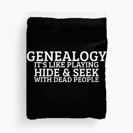 Genealogy Genealogist Ancestry Lineage Genealogy Duvet Covers