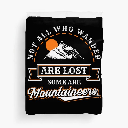 Mountaineering Rocks Climbing Wall Mountain Sports Duvet Covers